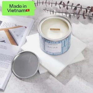 Bougies d'aromathérapie en cire de soja classique en étain Logo personnalisé barres de décoration de la maison en gros pour le Ramadan fête des pères vacances noël - Product Image 1