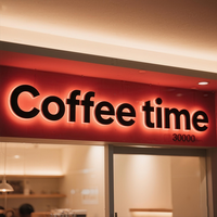 Hot Promotionnel LED Logo Lettre Signes Business Custom Shop Publicité Enseigne 3d Store Outdoor Backlit Sign