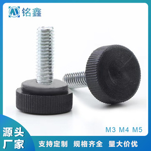 Mingxin <b>Round</b> <b>Head</b> Knurled <b>Screw</b> Galvanized Steel DIN7984 Level 4.8 Iron Plastic Handle Bolt Adjustable - Product Image 5
