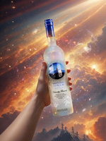 Vente Flash OEM ODM AMOR MOON Vodka 750ml 40% ABV Vodka Chinoise en Gros de Qualité Supérieure Lisse pour Cocktails