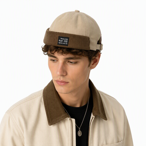 Gorra de pana plana estilo japonés hip-hop, sombrero de propietario, ajustable para hombre, para exteriores/casual, nueva moda retro - Product Image 4