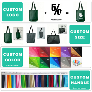 Commercio all'ingrosso personalizzato riutilizzabile Non tessuto borse Tote PP laminato per uso promozionale - Product Image 4