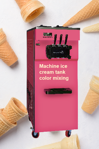 Brenu fabricación automática al por mayor precio servir Maquina De Sorvete máquina 3 sabores máquina de helados de mesa en casa - Product Image 2