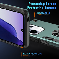 Étui de téléphone hybride PC TPU pour OPPO Reno 16 5G/Reno 16 Pro 5G avec support magnétique