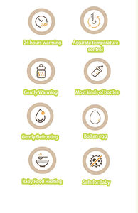 Producto para bebés Alimento Para Bebes Y Calentador De Biberones Calentamiento rápido Esterilizador único Alimentación Leche Calentador de biberones - Product Image 3