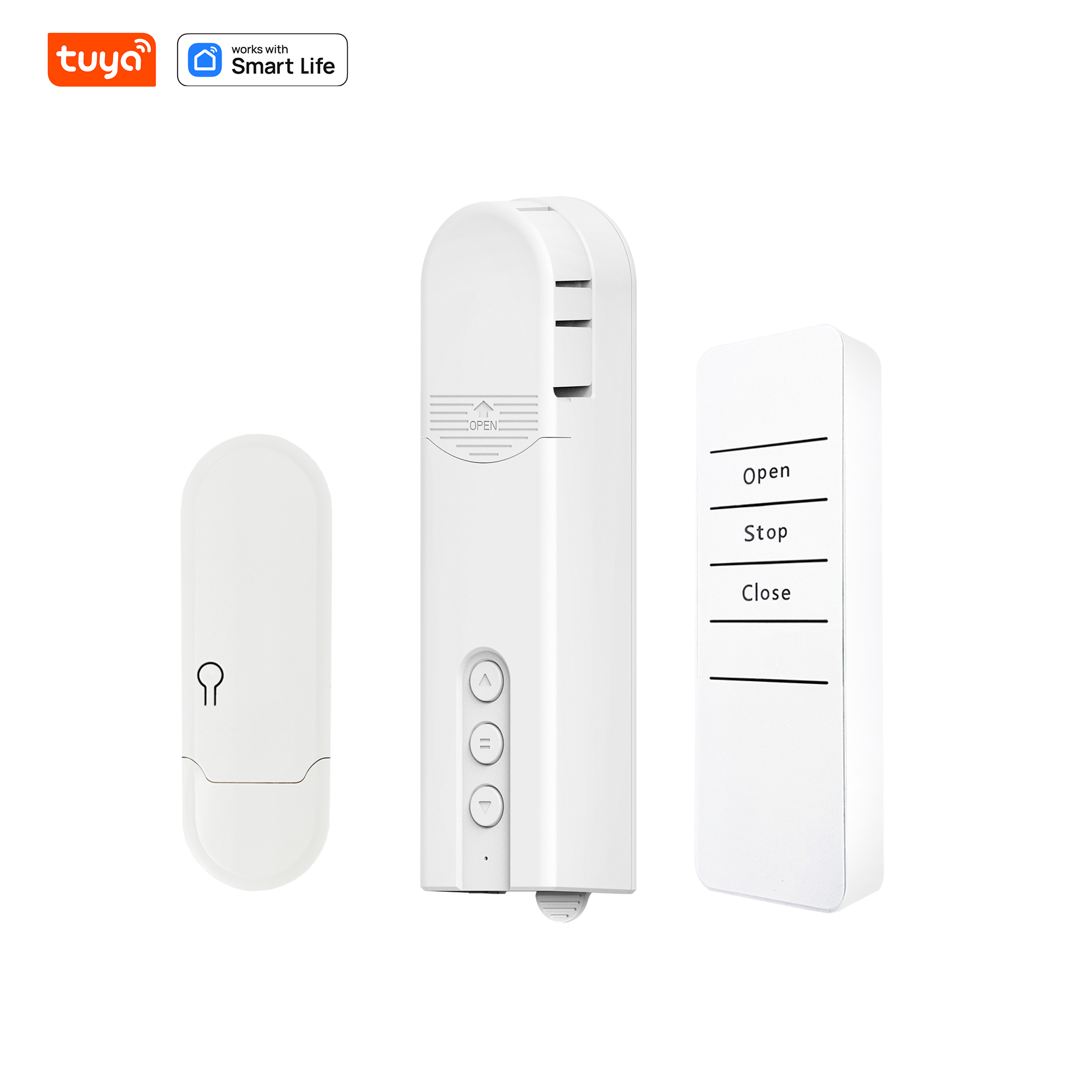 Tuya Zigbee Chain Motorized Roller Blinds Shades Shutter Drive Motor Voice Remote Control Zigbee Smart Roller Blind Motor