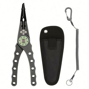 Alicates de Pesca Luminosos de Acero de Alto Carbono, Multifuncionales, Portátiles, para Uso en Ríos y Océanos, Pesca Nocturna, Pesca con Anzuelos Abiertos - Product Image 1