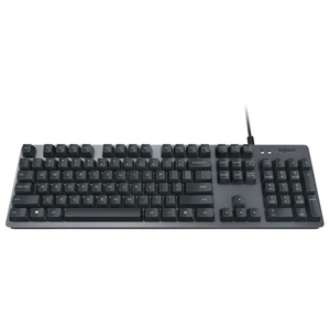 Teclado USB con Cable Logitech K840, Silencioso, Táctil, con Interruptores <span class=keywords><strong>Romer</strong></span> G de Bajo Ruido, 104 Teclas, Panel Numérico, Aluminio Anodizado, para Oficina y Hogar - Product Image 3