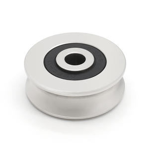 Custom Deep Groove Ball Bearings Non-Standard U-Groove Stainless Steel Guide Wheels <b>Wire</b> Rope <b>Hangers</b>-Source Manufacturer - Product Image 2