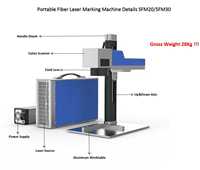 ARGUS 20W 30W machine à graver laser à fibre anneau bijoux métal RAYCUS source laser marqueur plastique or bijoux