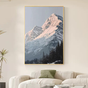 Póster Decorativo de Pared con Pintura en Lienzo de Paisaje Montañoso Moderno, Gran Venta - Product Image 1