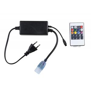 Control remoto RGB 220V 700W para cinta LED, alcance 40-50m, ideal para iluminación decorativa y ambientación. - Product Image 1