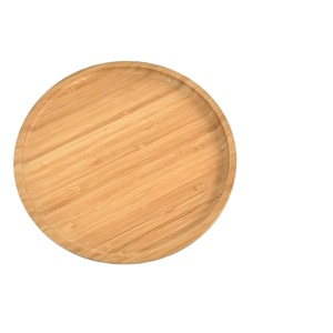 Bán buôn nhà máy tùy chỉnh Thổ Nhĩ Kỳ lớn Vòng bánh <span class=keywords><strong>pizza</strong></span> Tre Bộ đồ ăn khay - Product Image 1