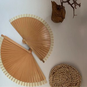 Per la pittura a spruzzo di colore solido classico facile aprire chiudere oggetti di scena regalo di bambù artigianato spagnolo ventilatore in legno - Product Image 2
