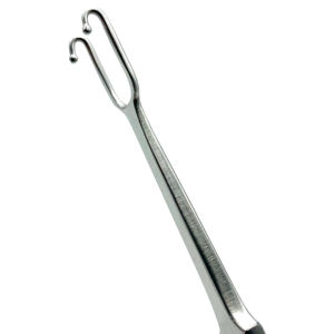 Écarteur de coton coréen, accessoire chirurgical, écarteur de coton, Guide d'aiguilles à Double extrémité, 21 cm, en acier inoxydable, approuvé CE - Product Image 2