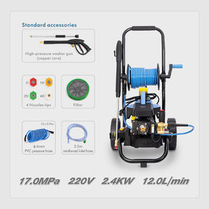 <span class=keywords><strong>Nettoyeur</strong></span> <span class=keywords><strong>haute</strong></span> <span class=keywords><strong>pression</strong></span> mural BOGAO 2300W, machine de nettoyage à jet, puissance 220V, Hidrolavadora - Product Image 2