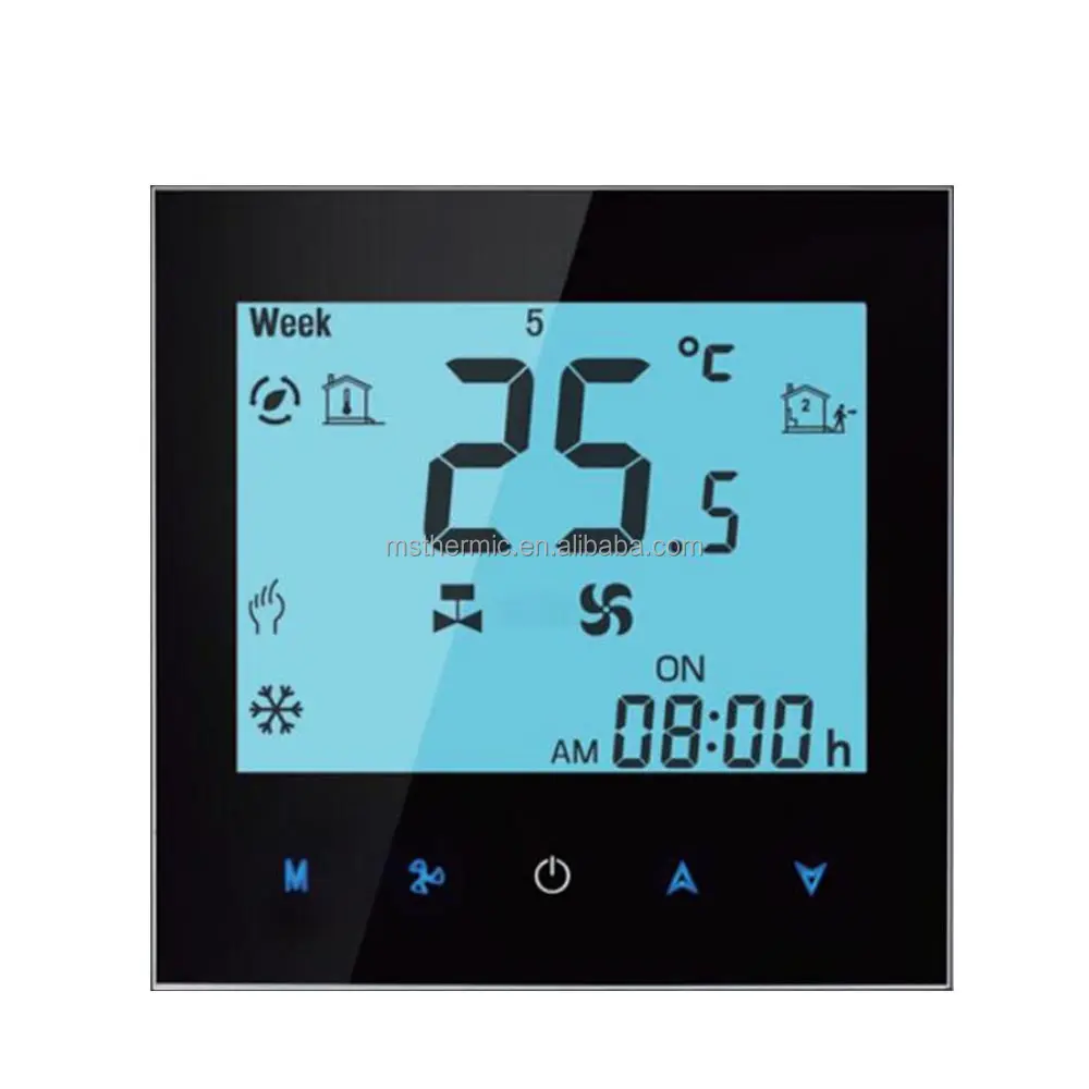 Neue Tuya Hvac Digitaler Klimaanlage-Thermostat WLAN 4-Piote-System Thermostat