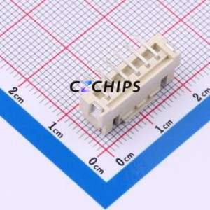 W254113K-6PW2431 Wire-to-Board Pin Header SMD,P=2.5mm Connector 1x6P 2.5mm Vertical Mount XHB - Product Image 2