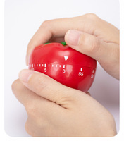 Minuteur de cuisine mécanique Tomato Timer, rappel, compte à rebours Pomodoro, alarme, outil de cuisson, horloge de jeu, affichage LCD, ABS écologique
