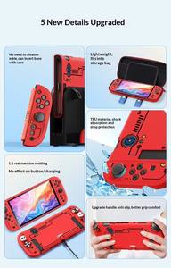 Étui <span class=keywords><strong>de</strong></span> protection Jemdo Switch2 antichute souple pour console <span class=keywords><strong>de</strong></span> jeu avec base enfichable, motif lapin <span class=keywords><strong>de</strong></span> dessin animé et moule exclusif - Product Image 6