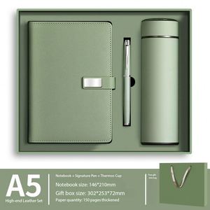Business Office Light Luxury <b>Notebook</b> Gift <b>Set</b> Thickened A5 <b>Notebook</b> for Thanksgiving & Valentine's Day - Product Image 3