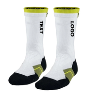 Échantillon gratuit pour hommes chaussette de sport professionnelle personnalisée tube central chaussette de course et de randonnée chaussettes athlétiques de gymnastique personnalisées