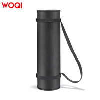 Tapis de sport WOQI pour yoga chaud et Pilates, ultra-épais, absorbant les chocs, en NBR, imperméable, doux, avec logo personnalisé, sangle d'épaule