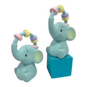 Elephant Hevea Brasiliensis Jouets de dentition en caoutchouc pour bébés Bain de canard en caoutchouc - Product Image 3