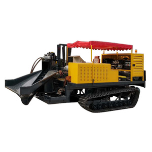 Jining Runwo <b>Machinery</b> Concrete Channel Forming Machine Diesel Powered High Efficiency <b>Road</b> Side Ditch Construction Equipment - Product Image 3