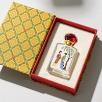 Vaporisateur de parfum vide au design unique irrégulier de luxe personnalisé avec boîte d'emballage