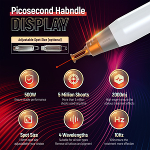 Portátil profissional Nd Yag Laser tatuagem remoção máquina carbono Peeling Laser para tatuagem Eraser - Product Image 3