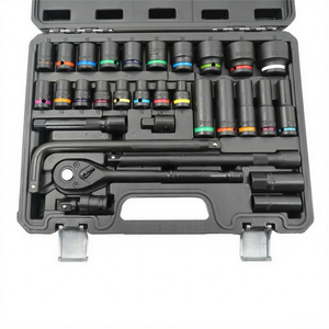 Auto Steel 31Pcs 1/2 Inch Color Circle Impact <b>Socket</b> Set Professional Kit - Product Image 4
