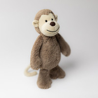 Jellycat Animaux en Peluche Singe Timide Mignons Jouets en Peluche Animaux de la Jungle Safari Poupées en Peluche Douces pour Cadeau d'Anniversaire