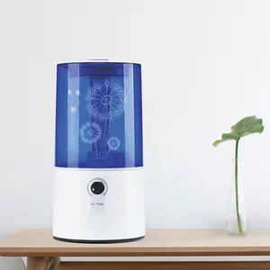 RUNAL 2L 2 Liter Litre Water Tank Indoor Abs High Output Water H20 Small Scent Oil Air Diffuser With Knob For House Desk