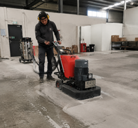 Machine à meuler le béton Merrock 15KW, moteur 380V/440V, 480kg, semi-automatique, largeur de travail 700*700mm, garantie 1 an