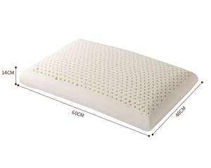 <span class=keywords><strong>Almohada</strong></span> de Látex Natural <span class=keywords><strong>Talalay</strong></span> 100% de Buena Calidad con Soporte para el Cuello, Funda de Fibra de Bambú, Forma Ondulada, Extraíble y Lavable - Product Image 6