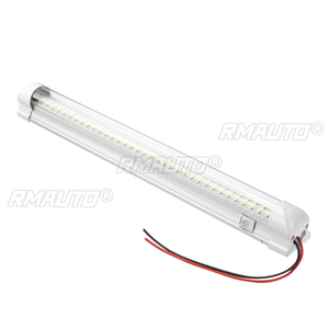 Kit de 4 ou 2 bandes lumineuses LED intérieures à 108 LED avec interrupteur marche/arrêt pour voiture, fourgonnette, caravane, bateau, camion, remorque, camping extérieur et maison - Product Image 2