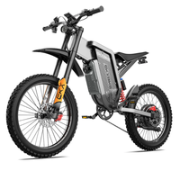 Vélo électrique adulte EKX X21Max, moteur sans balais haute vitesse, batterie lithium 60V30AH, pneus larges tout-terrain, vélo électrique tout-terrain