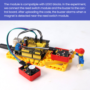 Interruptor Reed Keyestudio Opcional con/sin Carcasa, Compatible con Bloques de Construcción para Módulo de Interruptor Reed <span class=keywords><strong>Arduino</strong></span> - Product Image 6
