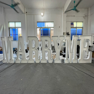 LED Electronic Signage Event Large 4 piedi 3 piedi Mr. Women Love Wedding Decoration soffitto illumina alfanumerico - Product Image 5