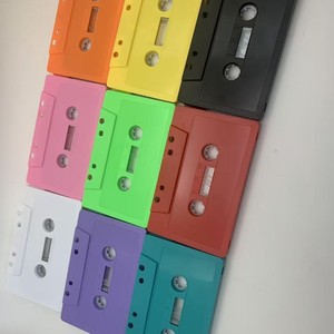 Cassette vierge colorée transparente pour lecteur de cassette adulte, logo personnalisé OEM, cassette vierge colorée de haute qualité, type 60 min - Product Image 4