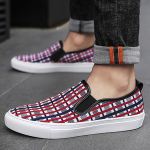 Zapatillas de Lona Casuales Personalizadas OEM, Zapatillas Sin Cordones con Parte Superior de Punto para Hombre - Product Image 6