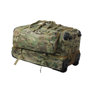 Bolsa de Lona Táctica con Ruedas OEM, Ligera y Duradera, Material 600D, Color/Logotipo Personalizado, Bolsa de Equipaje para Exteriores, Múltiples Compartimentos - Product Image 2
