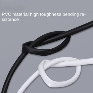 เครื่องหมายเส้นลวดพีวีซีคุณภาพสูงคลิปหนีบสายไฟอ่อนสีขาวบนมาร์กเกอร์สายทำเครื่องหมายทำเครื่องหมายแบบหลอด - Product Image 3