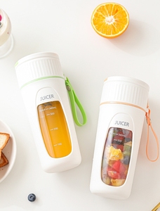 Máy xay sinh tố <span class=keywords><strong>mini</strong></span> cầm tay tự động, sử dụng pin sạc USB, thân thiện với môi trường, chất lượng cao, dung tích 380ml - Product Image 2