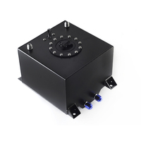Réservoir Tampon de Carburant en Aluminium 10L 20L 30L 40L 60L 80L avec Bouchon, Cellule à Carburant avec Capteur et Mousse Intérieure