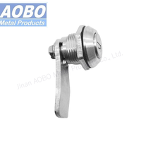 AOBO Outils de verrouillage de came de porte électrique durables SS316 Serrure à came à cylindre quart de tour avec clé 1333