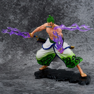 <span class=keywords><strong>Roronoa</strong></span> <span class=keywords><strong>Zoro</strong></span> 3ดาบสไตล์แอ็คชั่น PVC รูปปั้นอนิเมะหุ่นฟิกเกอร์หนึ่งชิ้นโมเดลการตกแต่งของเล่นกล่องสี17.5ซม. - Product Image 4