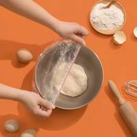 Couvercles de Protection Alimentaire Extensibles Transparents pour la Cuisine