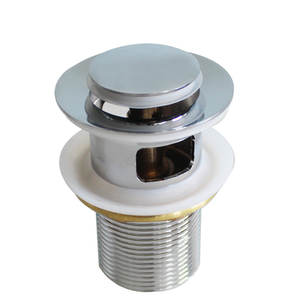 WaiiHO 014 - Desagüe de Lavabo de 3 Pulgadas con Desbordadero, Cromado, de Latón y Goma, para Fregaderos de Cocina y Baño - Product Image 4